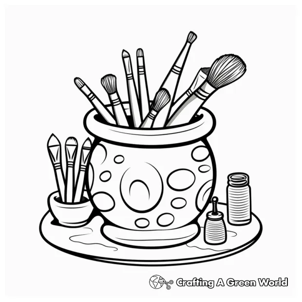 Pottery Coloring Pages - Free & Printable!