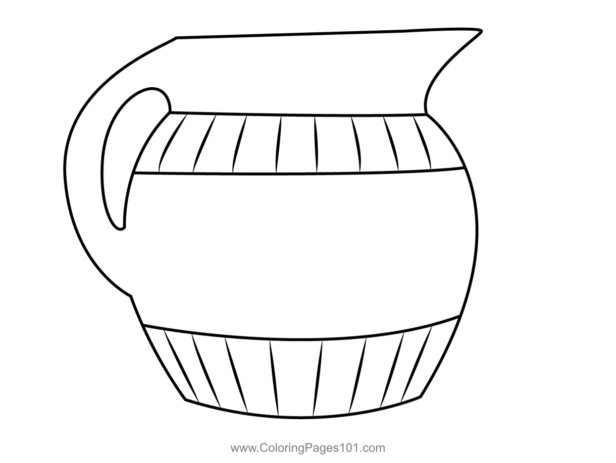 Pottery Coloring Page for Kids - Free Crocodile Printable Coloring