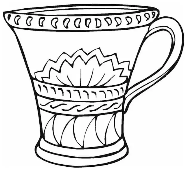 Free vase coloring page free printable coloring pages for kids