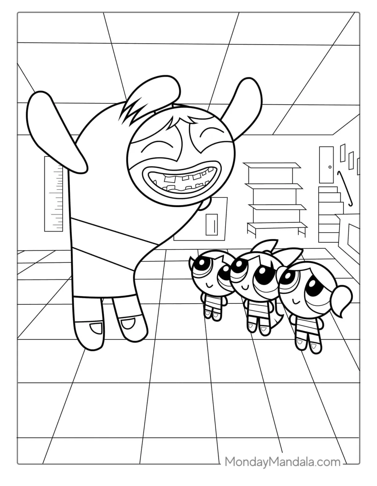 28 powerpuff girls coloring pages free pdf printables