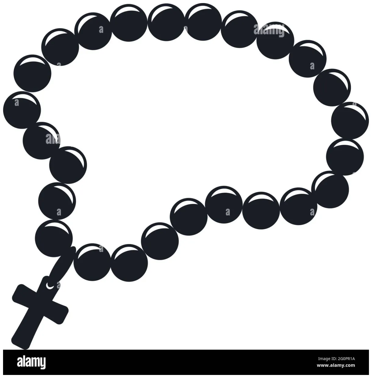 Prayer beads icon on stock vector & art alamy printable coloring page