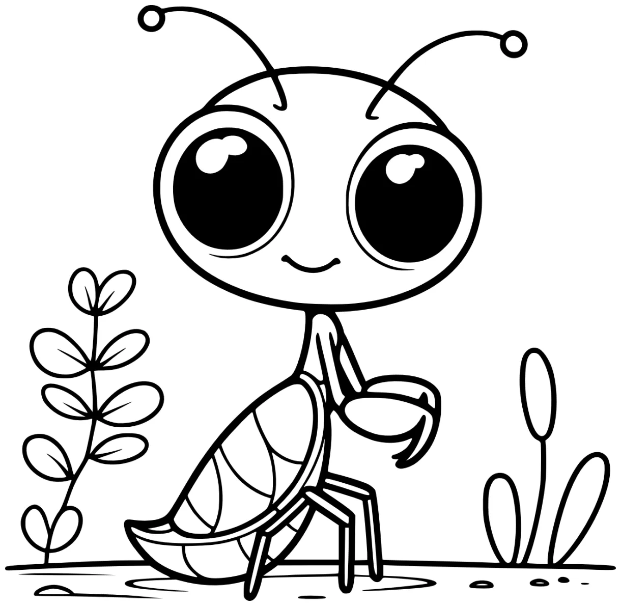 Praying mantis coloring pages coloringdraft