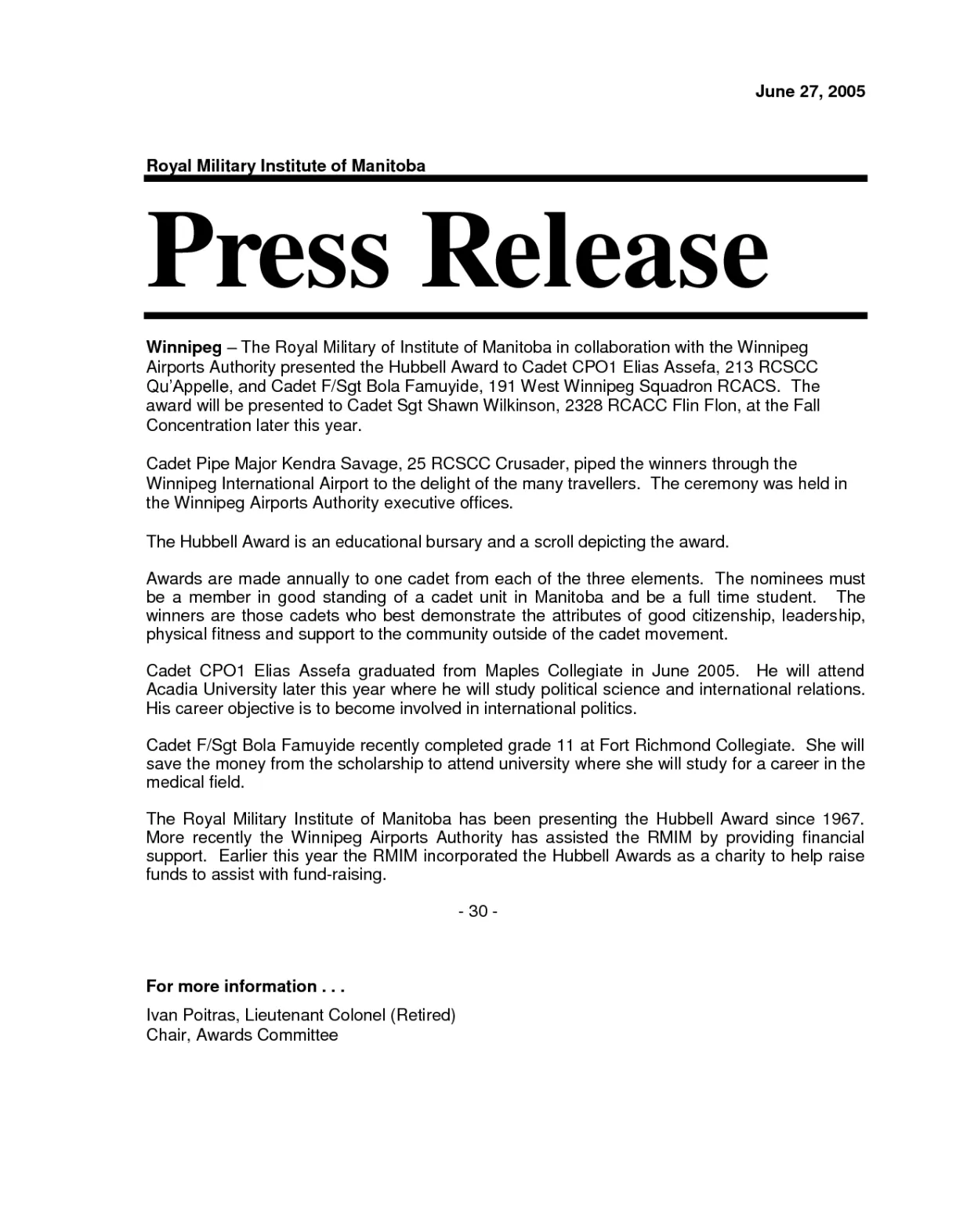 Format press release template at a glance