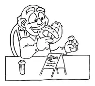 Pretzel coloring page free printable coloring pages