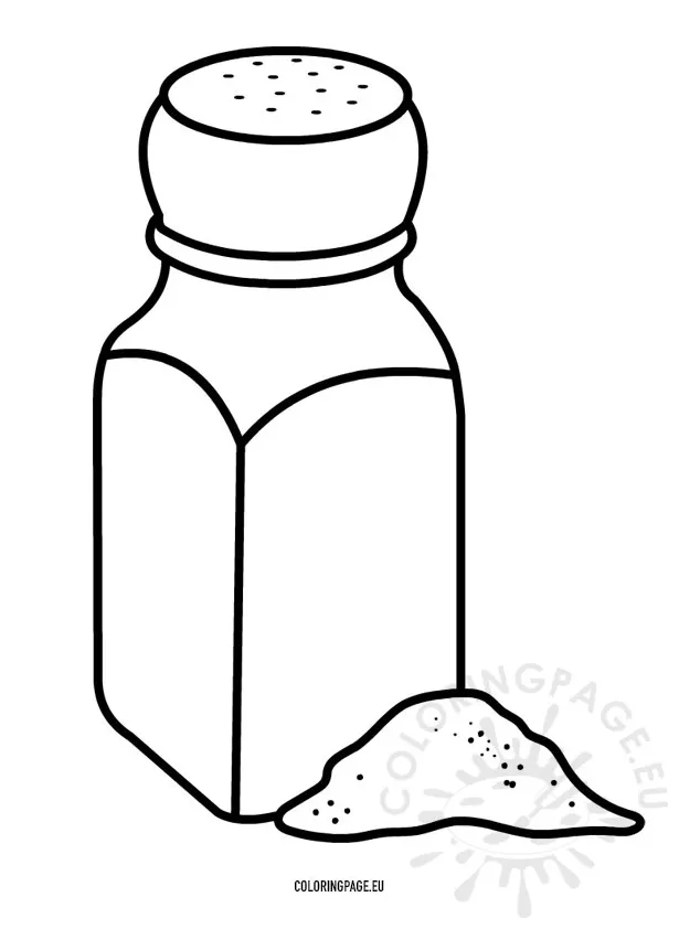 Salt coloring page
