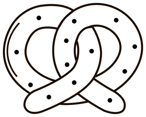 Pretzel coloring page free printable coloring pages printable coloring page