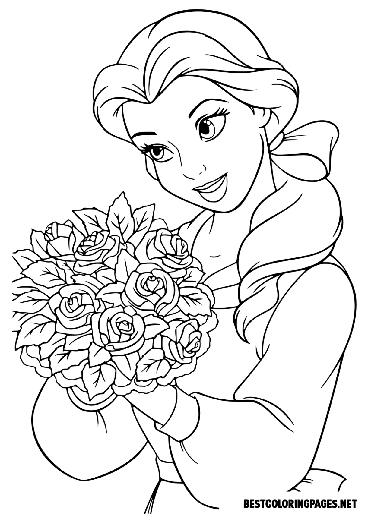 Coloring princess free printable coloring pages