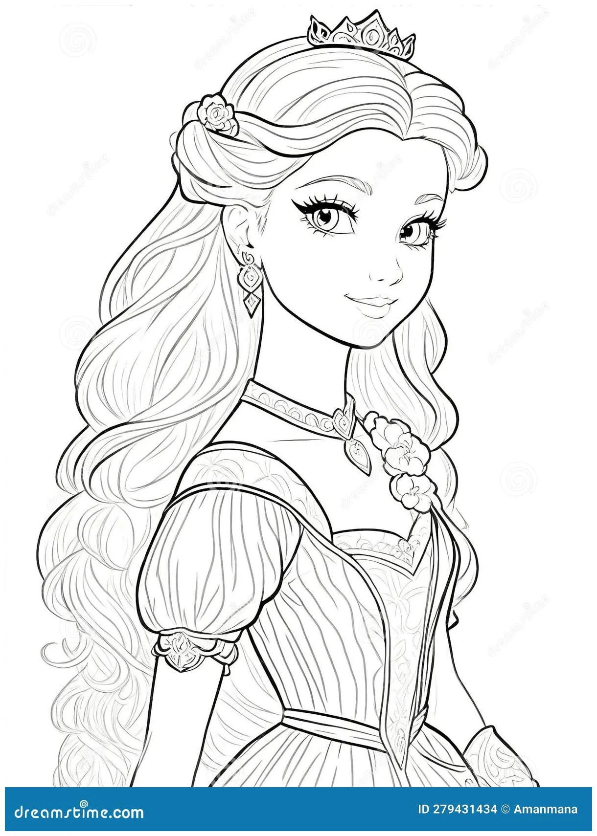 Coloring page princess free coloring pages to print printable coloring page