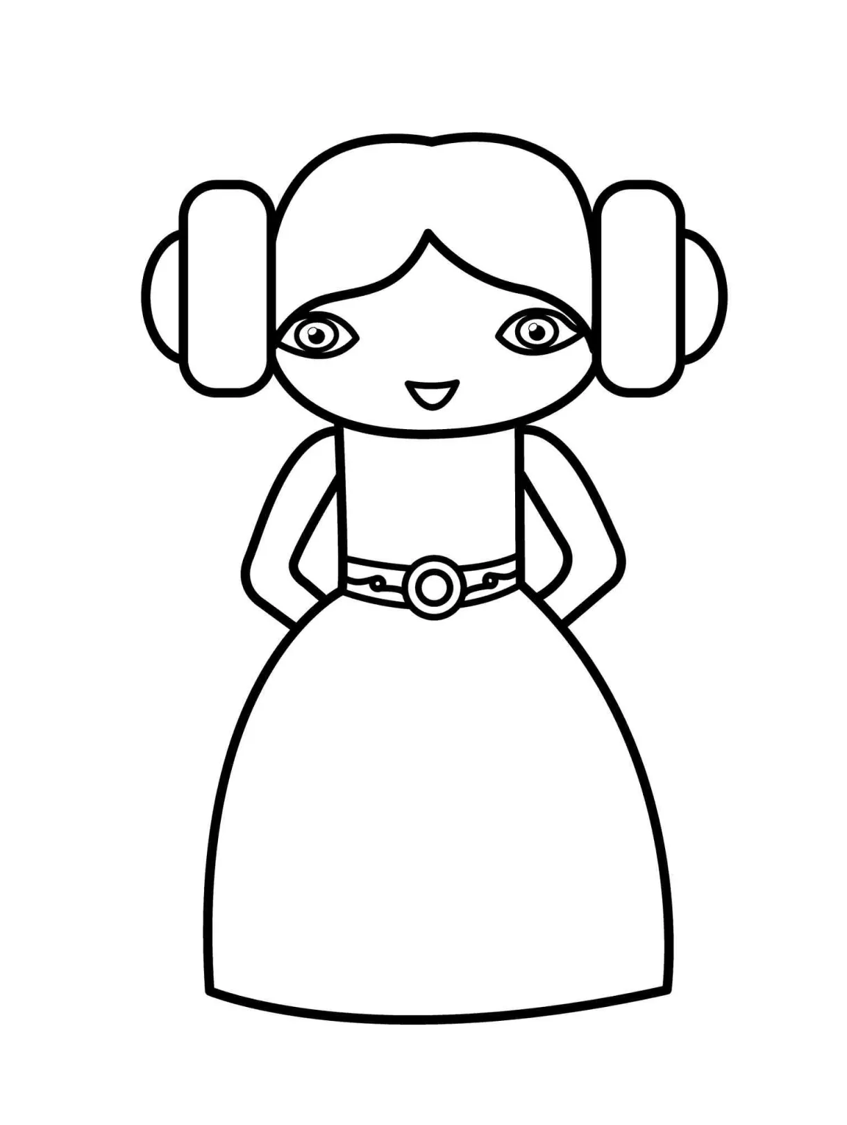 Princess Leia coloring pages