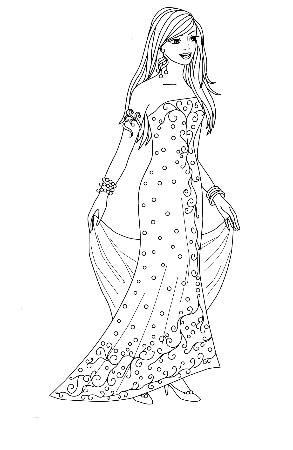Princess heart coloring page coloring pages