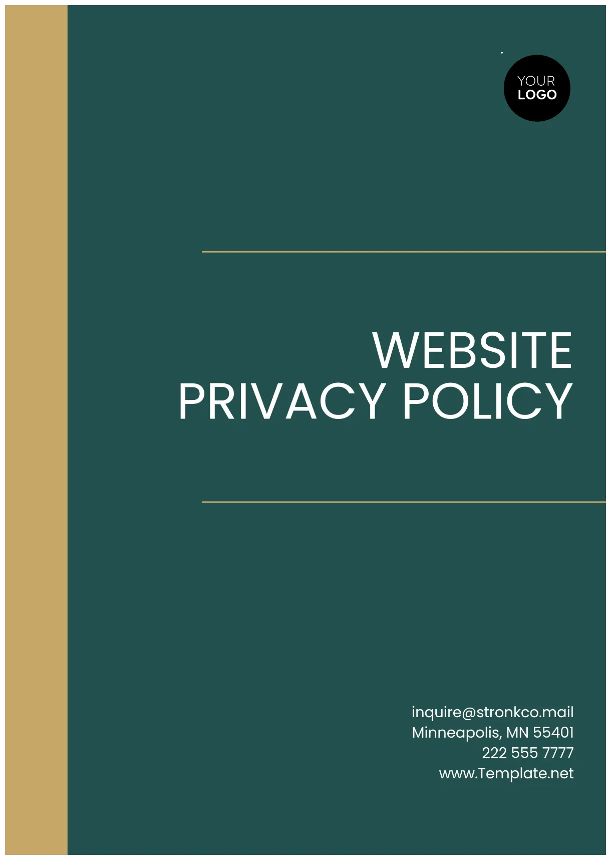 Free Privacy Policy Templates to Edit Online