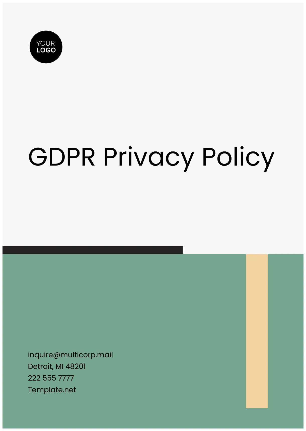 Free Privacy Policy Templates to Edit Online