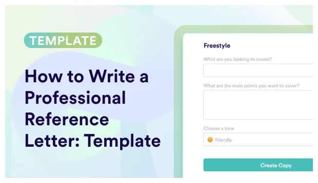 Templates how to write & examples