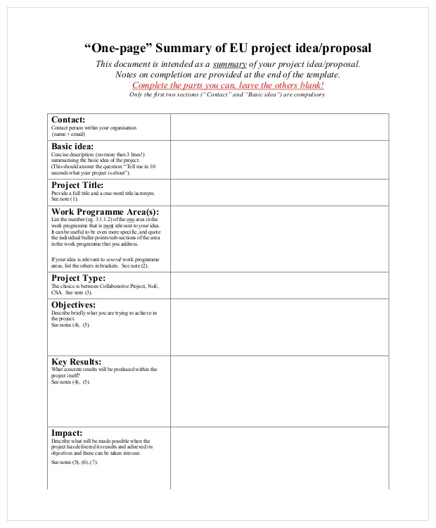 Proposal templates free word templates
