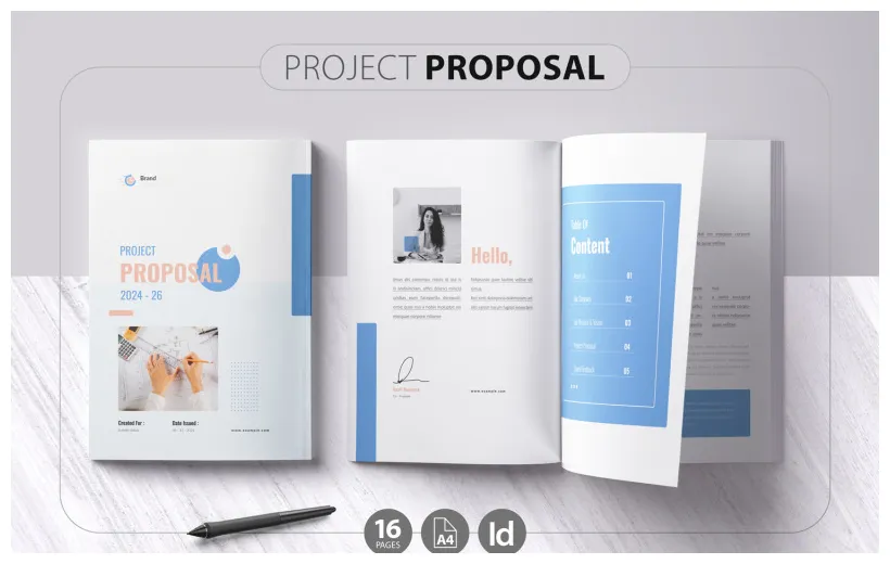 Project Proposal Template - 02 #412652 - TemplateMonster