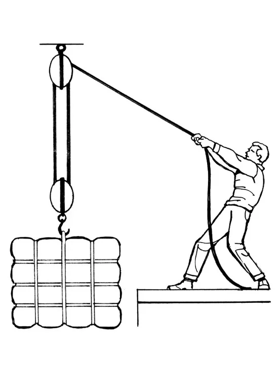 Coloring page pulley free printables img 18939