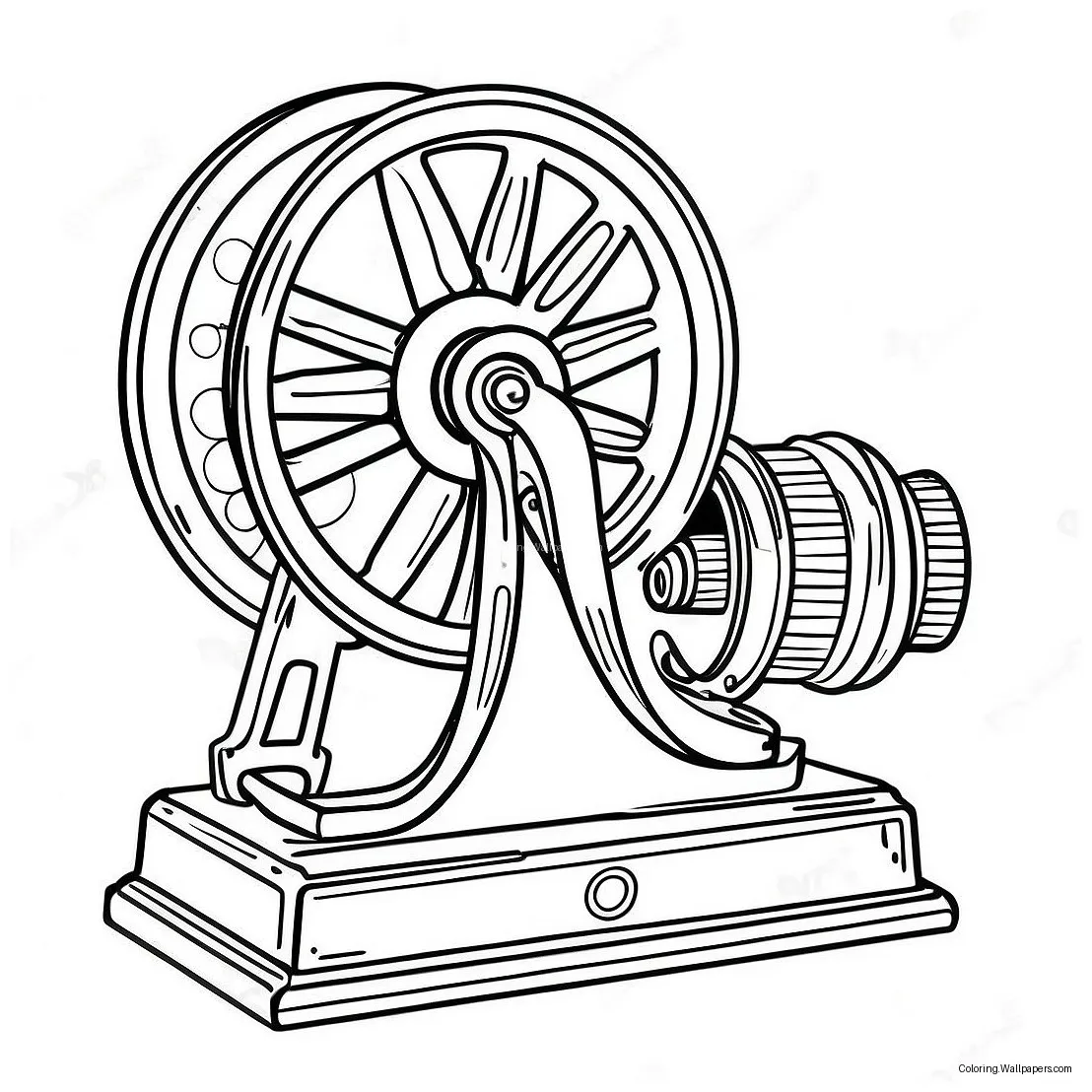 Fun pulley system coloring page 50044-39587