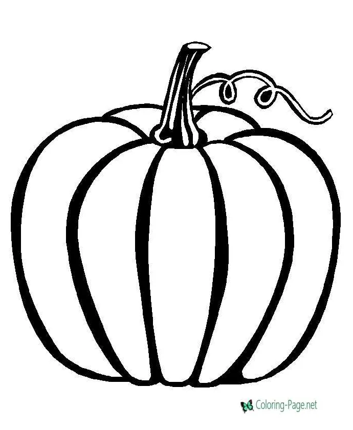 Pumpkin Coloring Pages