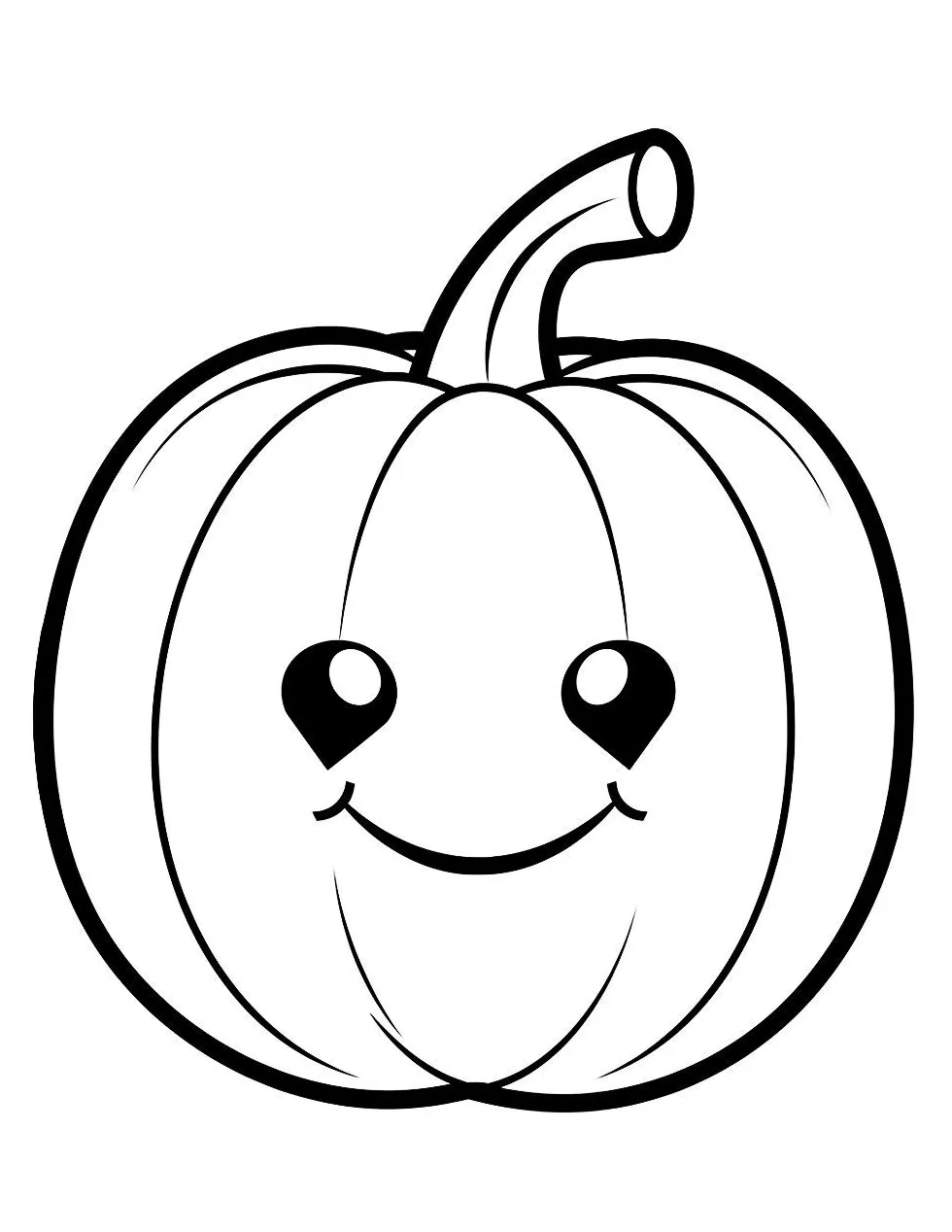 Printable Coloring Page Pumpkin - Printable New Year Banners