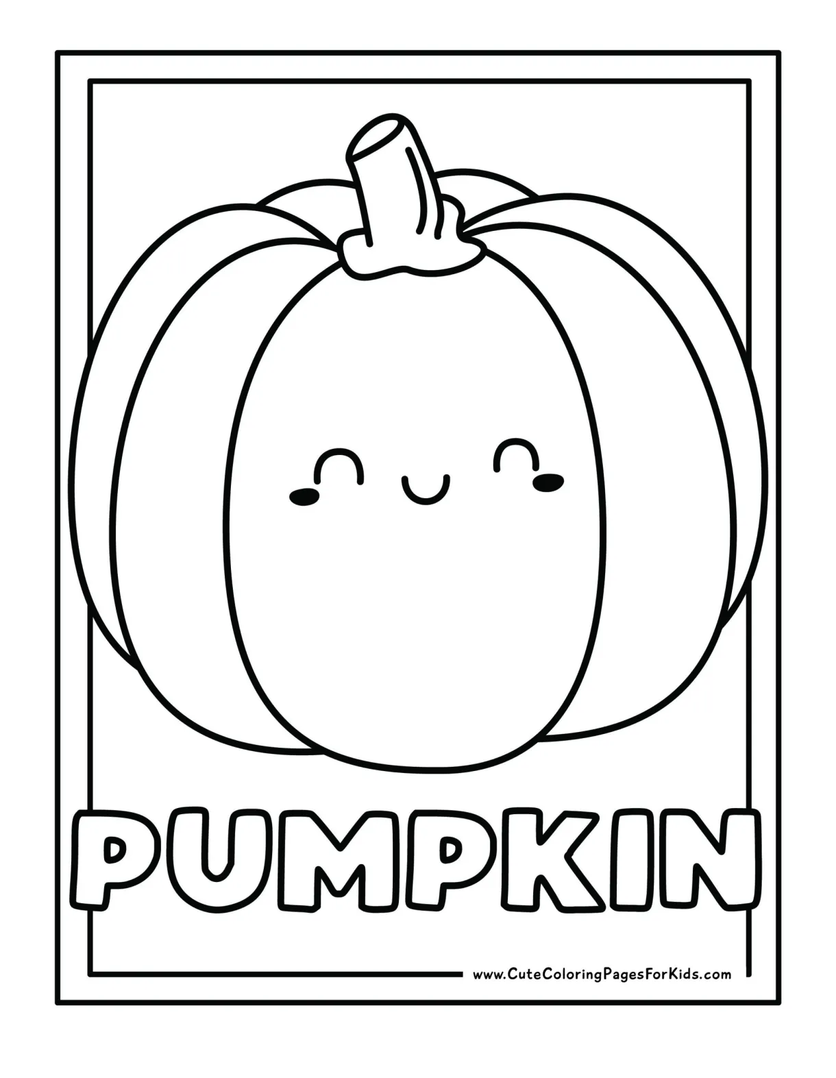 19 Pumpkin Coloring Pages (Free Printables) - Cute Coloring Pages For Kids