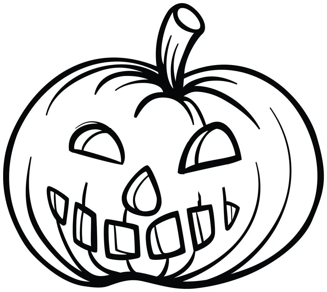 Giant Pumpkin Coloring Page Coloring Pages