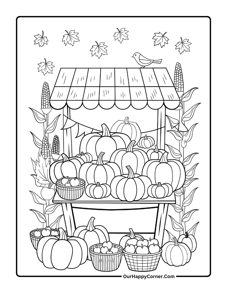 Free pumpkin coloring pages for a fun-filled fall our happy corner