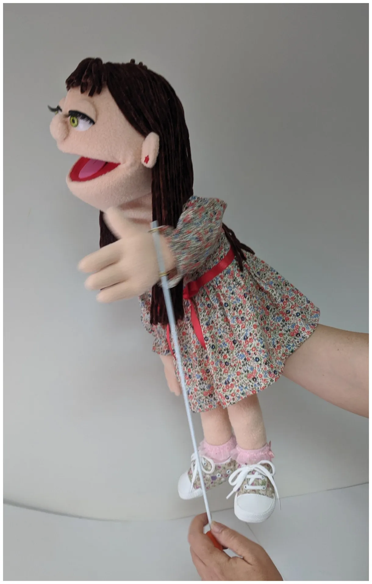 Professional ventriloquist puppet funny girl puppet custom etsy