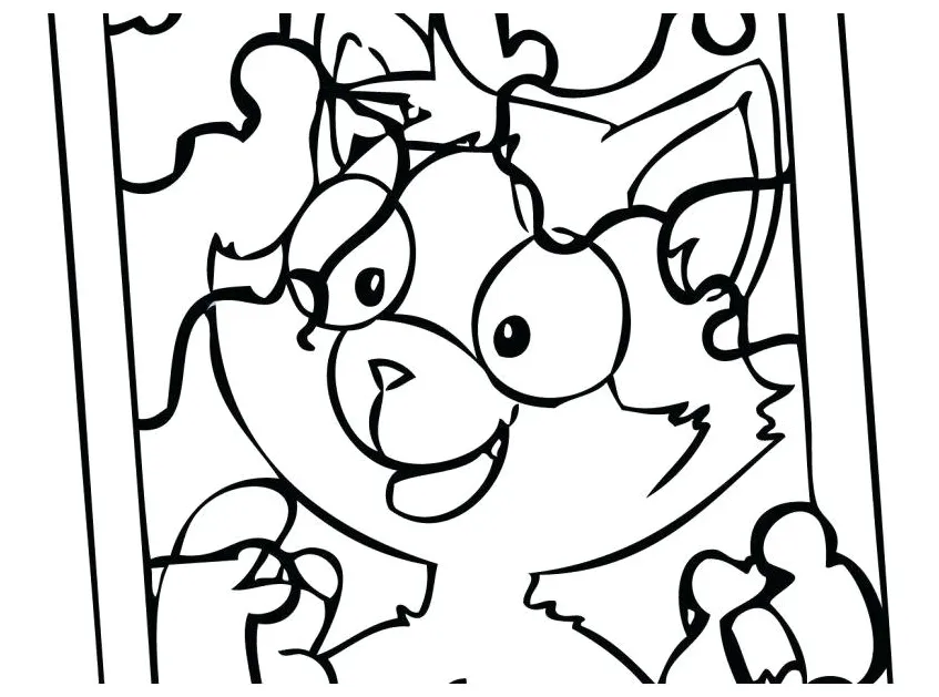 Puzzle piece coloring page at getcolorings free printable