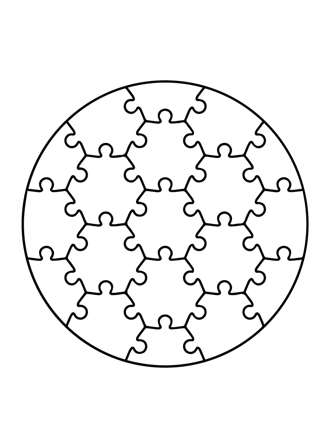 43 jigsaw puzzle coloring pages coloringpagesonly