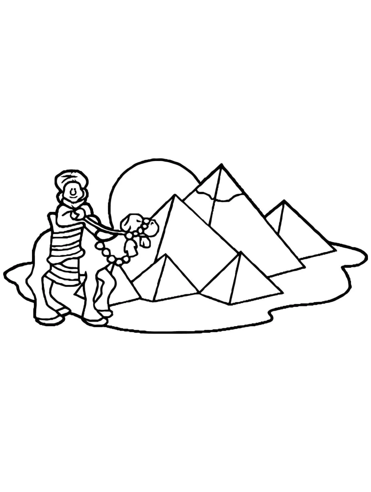 Pyramid coloring pages coloringlib