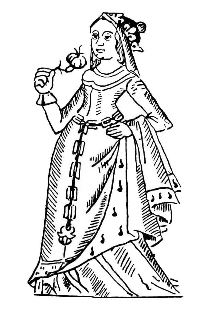 Queen picture coloring page download, print or color online for free