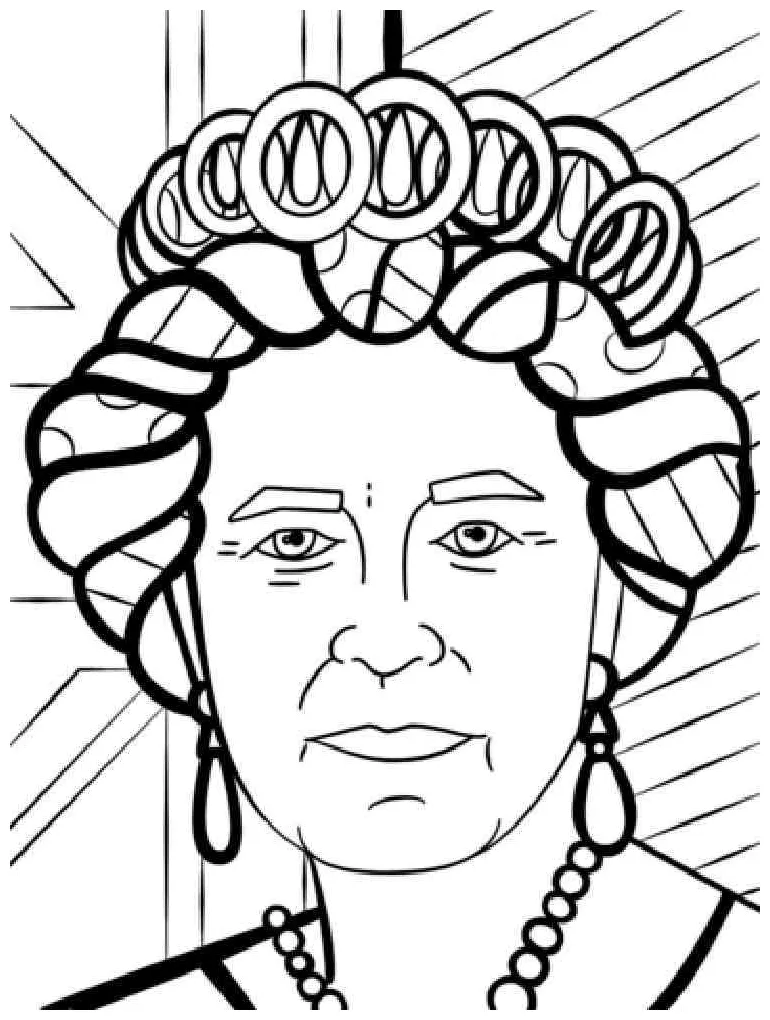 S printable coloring page