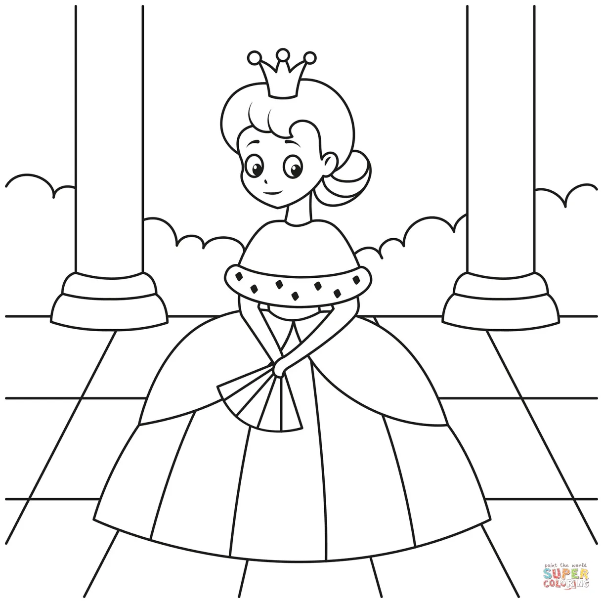 Cartoon free printable coloring pages