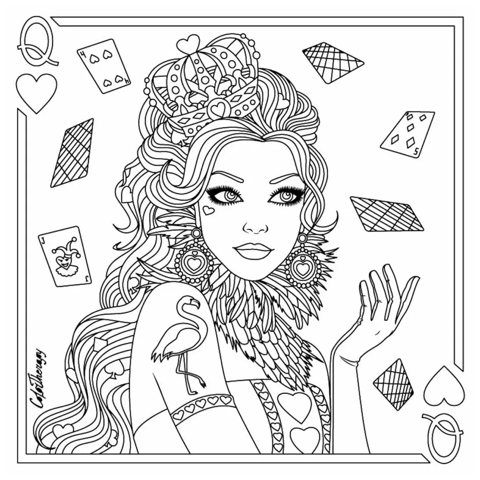 Heart coloring pages, coloring books printable coloring page