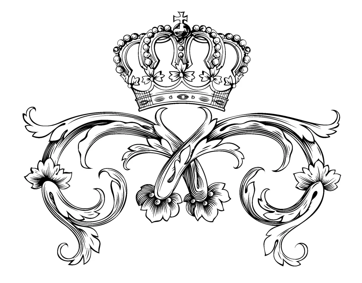 Queen crown coloring page at getcolorings free printable