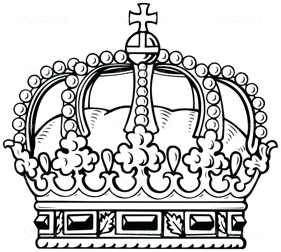Queen crown coloring page at getcolorings free printable printable coloring page