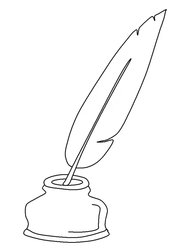 Quill coloring pages at getcolorings free printable colorings