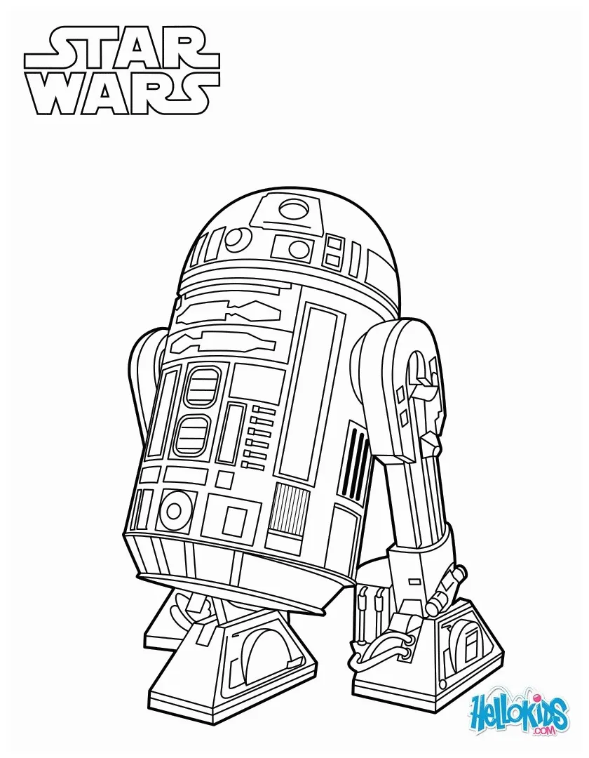 R2d2 coloring pages coloring home printable coloring page