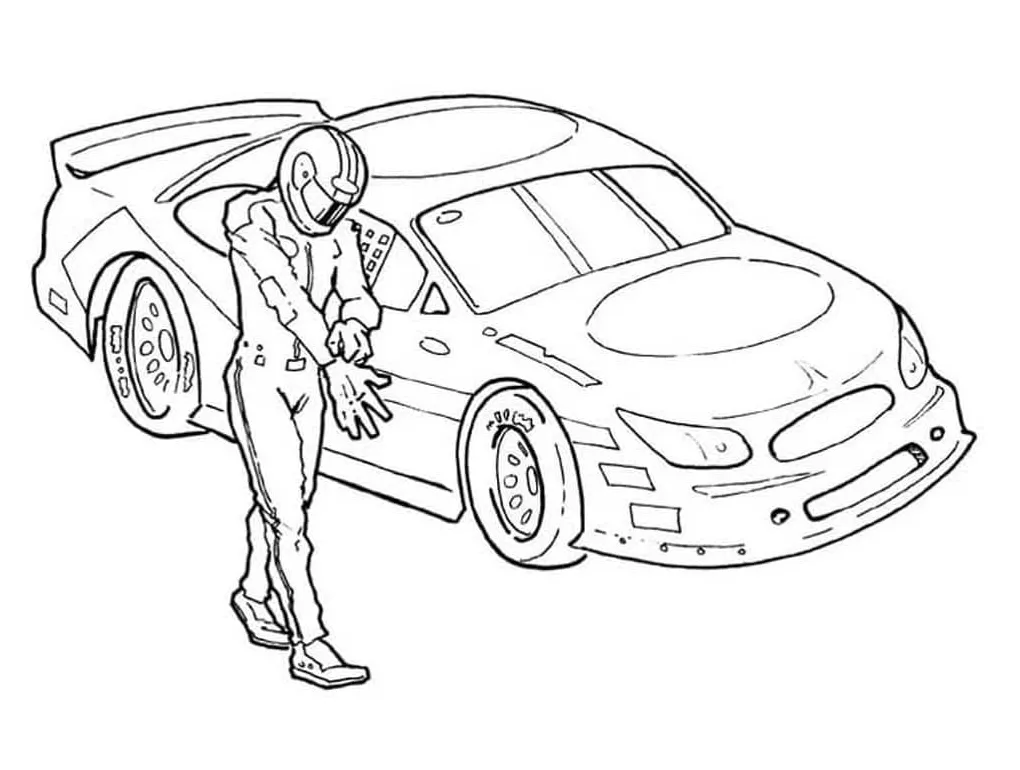 Racer and download, print or color online for free