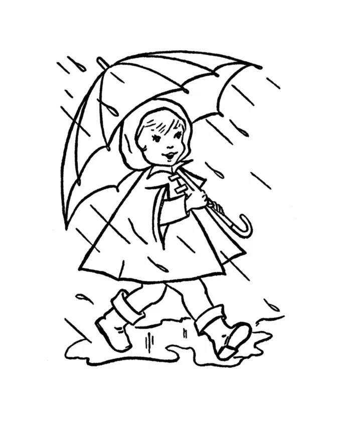 Free coloring page rain, download free coloring page rain png s printable coloring page