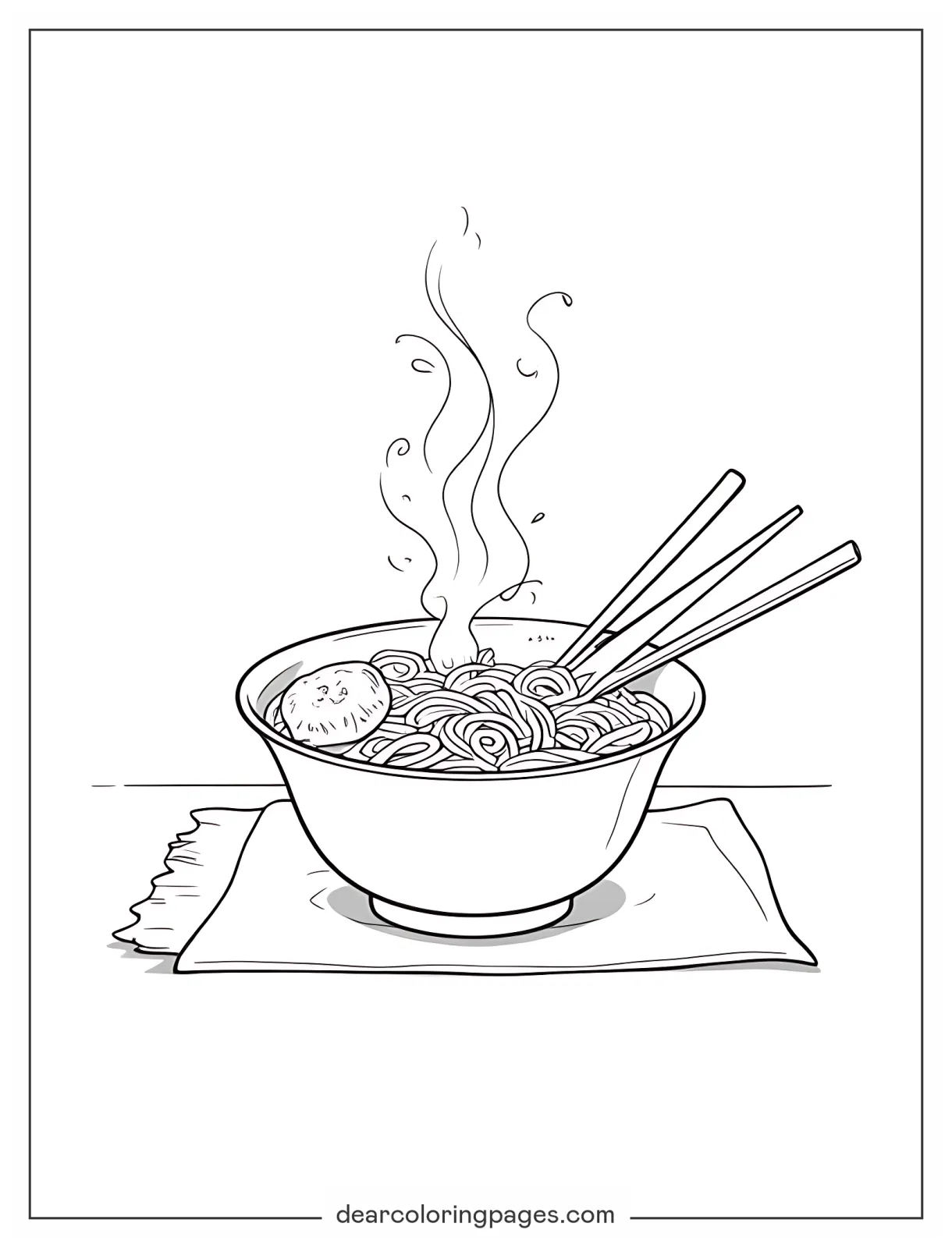 Ramen coloring pages 9 free printable coloring pages