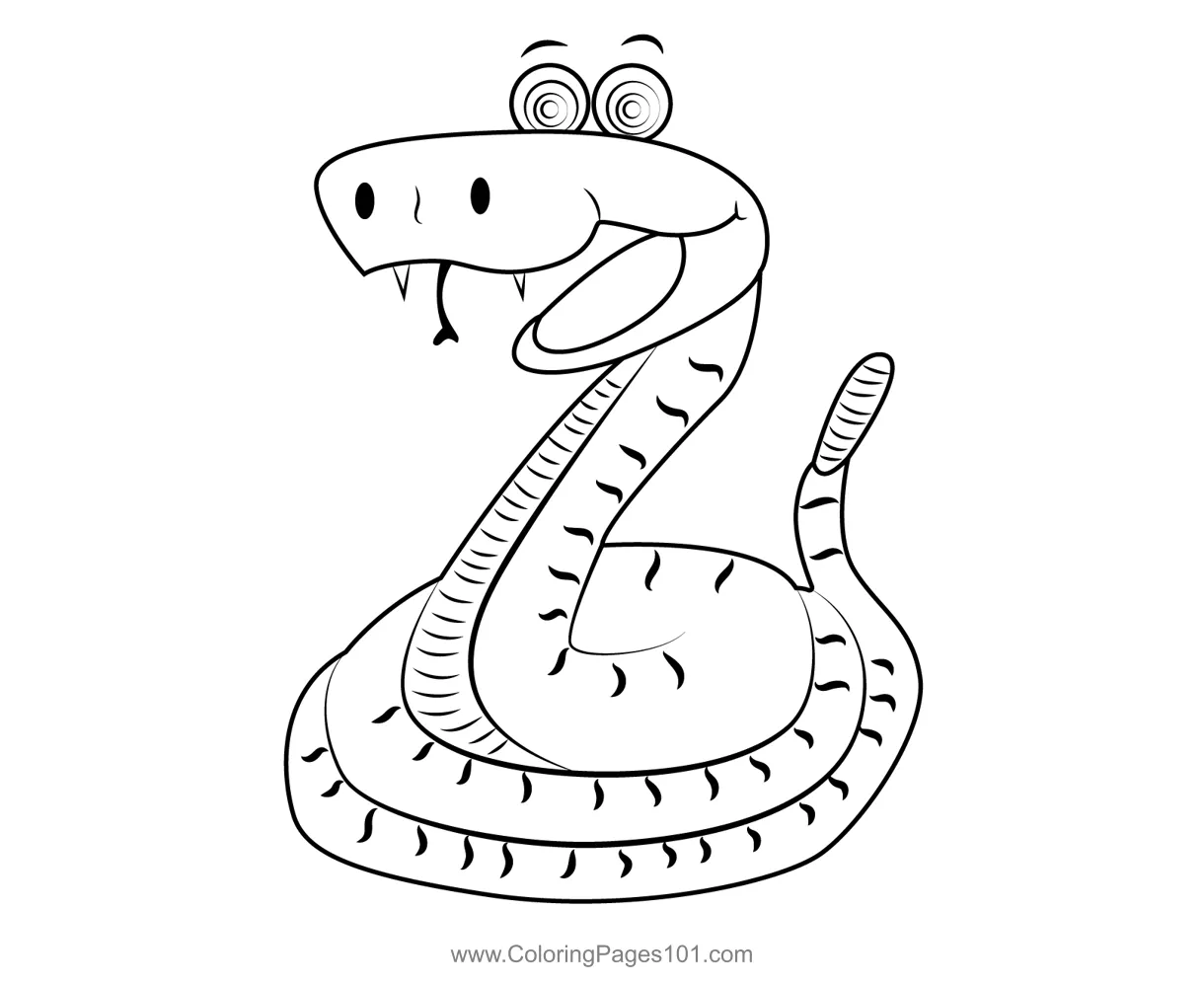 Green for kids free snakes printable