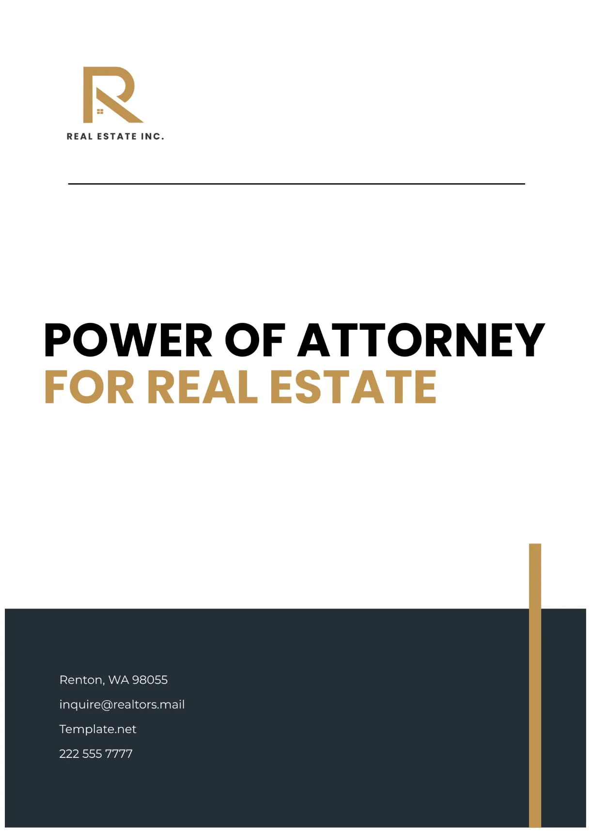 Free power of attorney for real estate template to edit online
