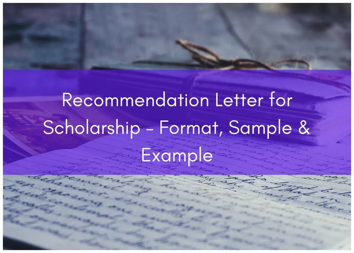 Format, sample & example