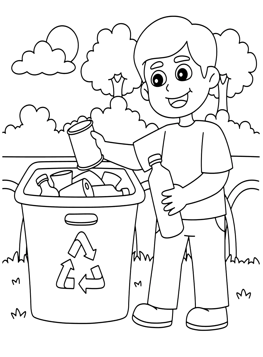 Boy free printable coloring pages