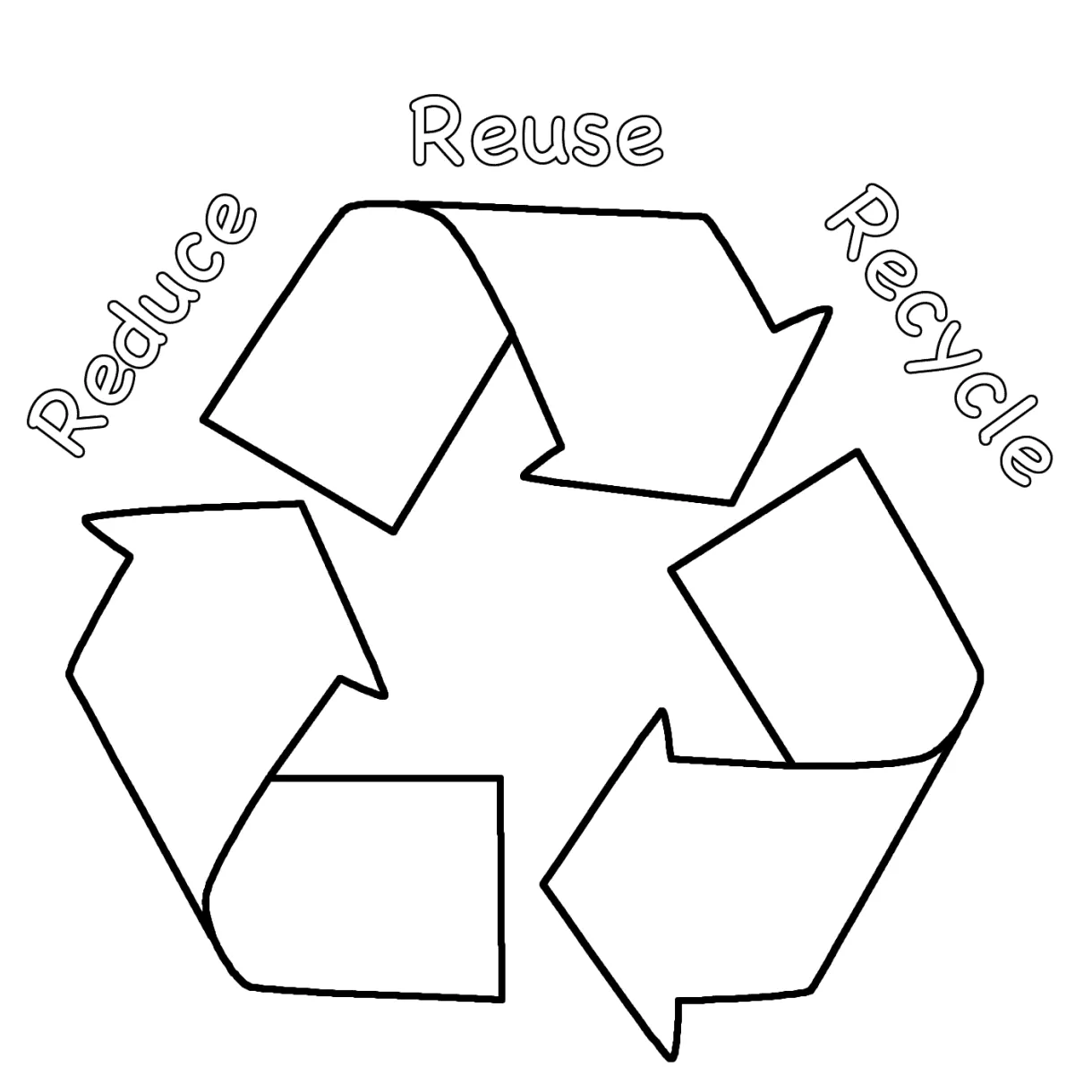 Recycling coloring pages & books 100% free and printable! printable coloring page