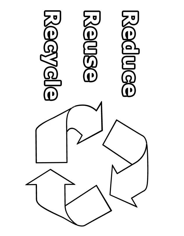 Recycling coloring pages & books 100% free and printable!