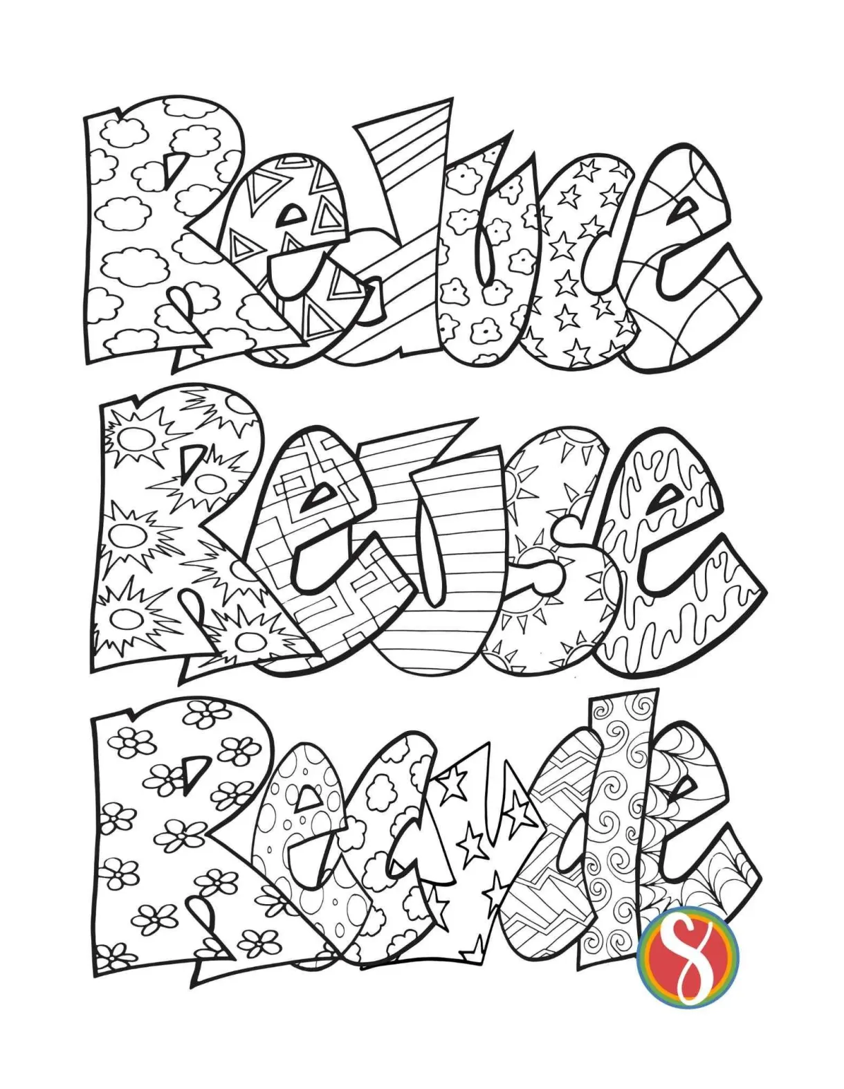 Recycling coloring pages kids cute earth day coloring pages 15 free