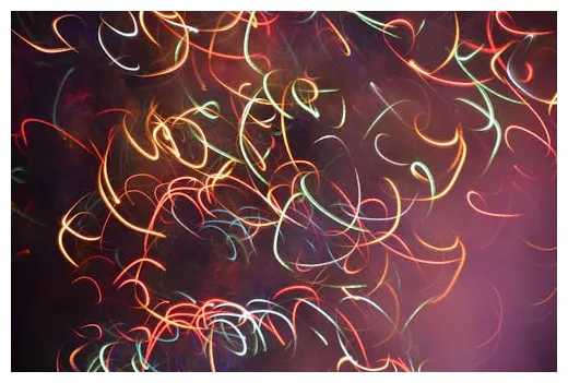 Lighted purple fiber optic lamp · free