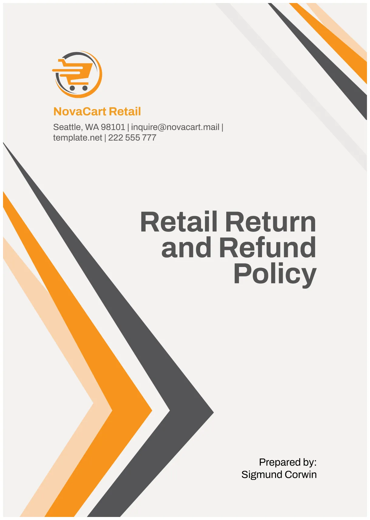 Free Retail Return and Refund Policy Template to Edit Online